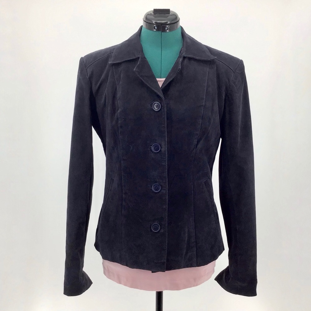Originaux par Pablo Vintage Navy Suede Blazer, M